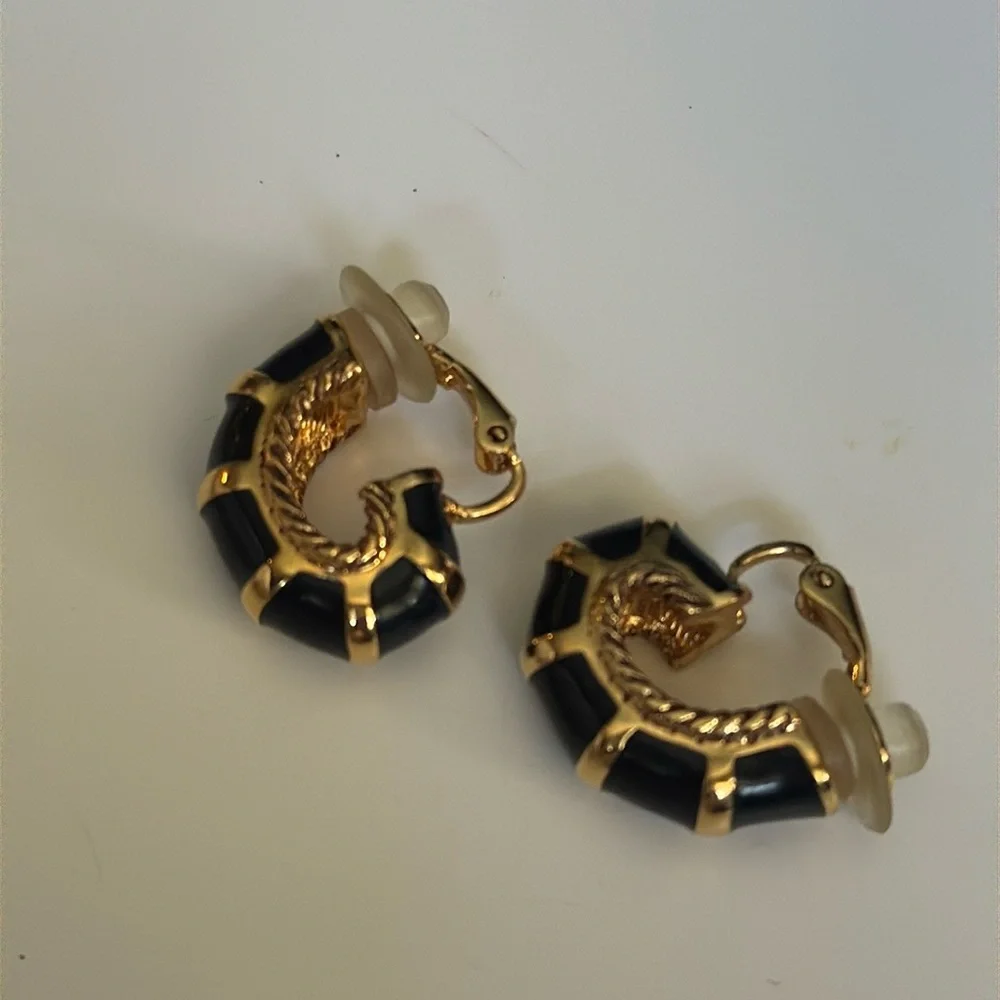 St. John vintage clips Earings
